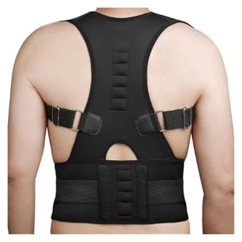 Correcteur de posture magnétique réglable avec soutien lombaire taille L