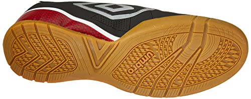 Tênis Indoor Umbro Attak Eternal Preto/Prata/Vermelho 43