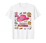 Retro Howdy Partners Cowgirl Cowboy Teacher Back to School T-Shirt