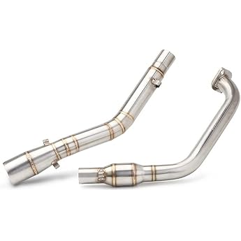 Motorcycle Muffler YZFR15V3 R15 XSR155 MT15 Motorcycle Exhaust Escape Slip-on Muffler Front Neck Link Pipe for YZF-R125