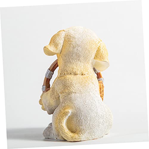 SAFIGLE 1 Peça Caixa De Armazenamento Para Cães Estatuetas Para Cães Figuras Para Cães Decoração De