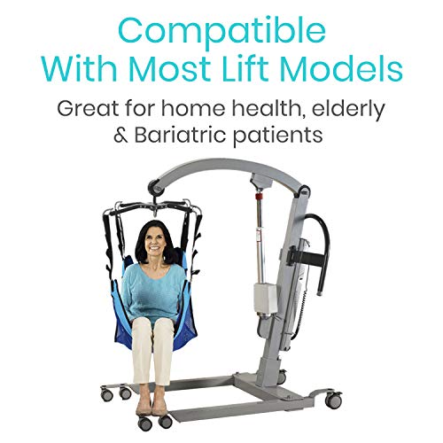 image for Vive Patient Lift Sling with Opening (400lb Capacity) - Lifting Aid St