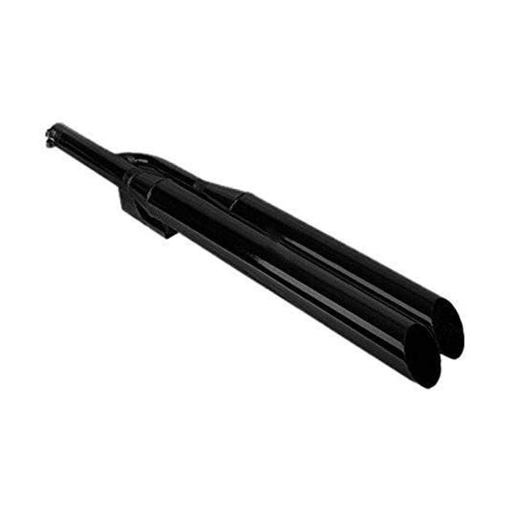 Dhe Best SIL122 Bike Bullet Double Barrel Silencer Exhaust Dual Pipe Barrel Silencer Empty Full Black for RE Thunderbird 350 Model 2-image-16
