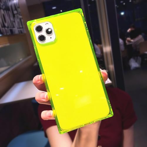 Coque iPhone 15 Pro Max transparente silicone antichoc couleur jaune