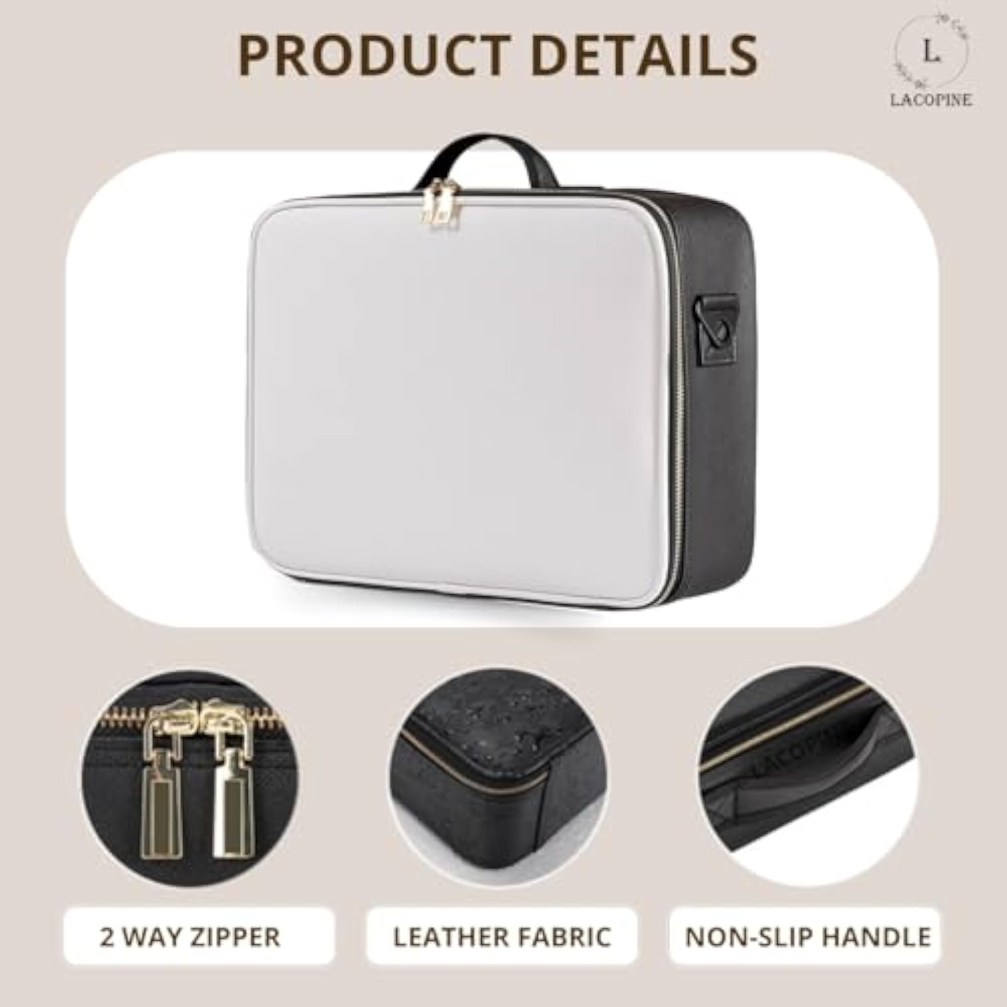 Makeup Cosmetic Organizer & Vanity Bag