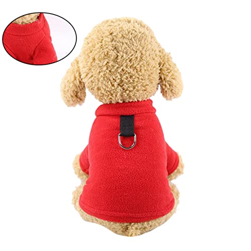 Mipcase Pet Clothes Puppy Clothes Sweater Coat Dog Christmas Pyjamas Dog Winter Clothes Dog Halloween Costumes Pkush Coat For Pet Clothing Dog's Clothes Pajamas Red Plush Dog The Dog #TOP5