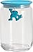 A di Alessi Gianni 3-3/4-Cup Glass Jar, Aqua Blue