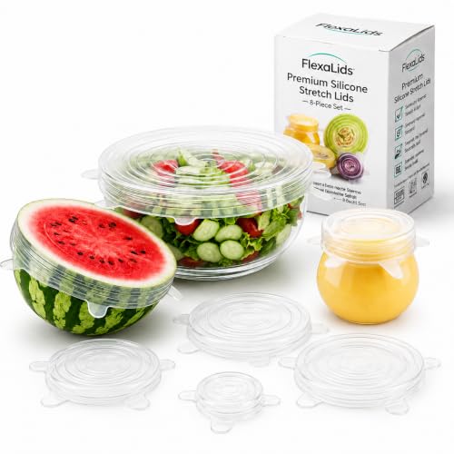 NICEREL Silicone Stretch Lids (8 Pack)