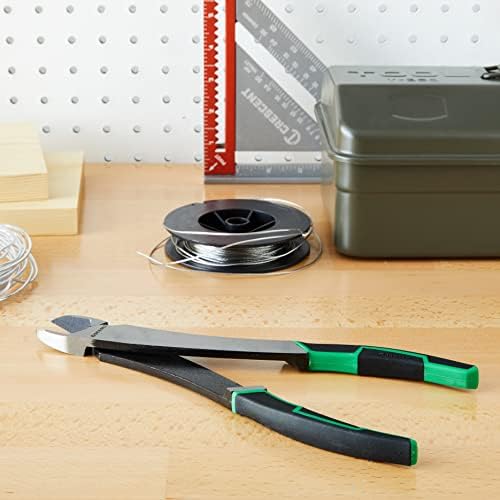Amazon Brand Denali 25 cm, High-Leverage Diagonal Cutting Pliers with Comfort Grip