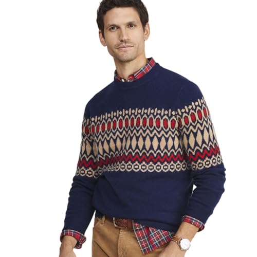 vineyard vines Men's Heritage Fairisle Crew