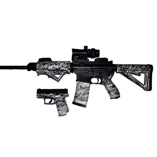 Black/Gray/Clear Digital Camouflauge Hydrographics Kit Mydipkit - Mc-831 - My Dip Kit #TOP3
