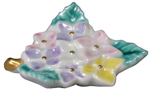 Kyo Ware HEK284 Kiyomizu Ware Chopsticks Rest, Esen Flower