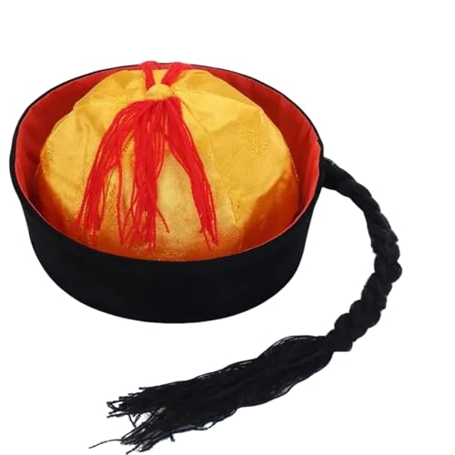 LAIOUSN Sombrero tradicional chino antiguo para uso diario y actuaciones de baile, eunuco para niños, fiestas de disfraces, antiguas