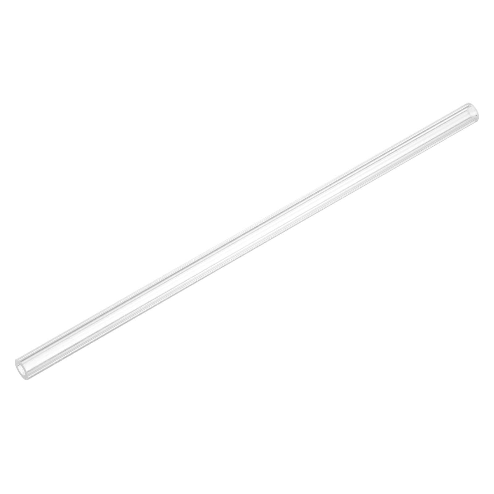 uxcell Rigid Round Clear Tubing 3mm(1/8") ID x 6mm(1/4") OD x 0.5Ft(150mm) Length Plastic Tube