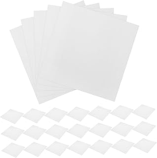 Angoily 50 Hojas Cartulina Blanca Suministros De Dibujo Papel Blanco