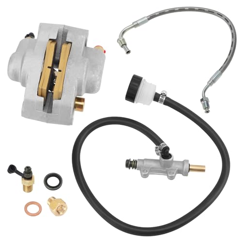 M MATI Rear Brake Caliper & Master Cylinder & Hose Line for Polaris Sportsman 500 335 Diese-l 455 Worker 335 500 1998 1999 2000 1910301 1930818 1910441 1910305 1910366 1930819 1930851 by M MATI - Image 4