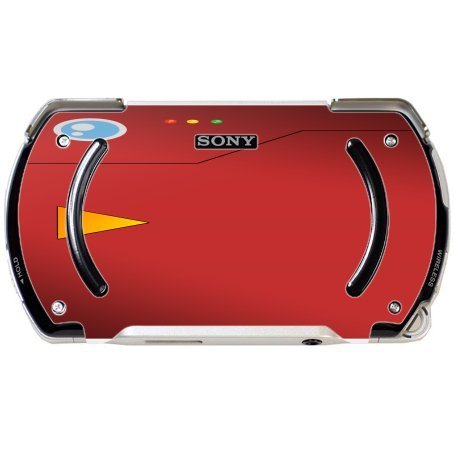 Anime Red Computer PSP Go Vinyl Decal Sticker Skin by Demon Decal