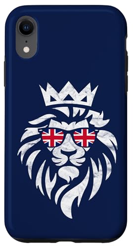 British UK Lion Flag Sunglasses Vintage Novelty Souvenir Case for iPhone XR