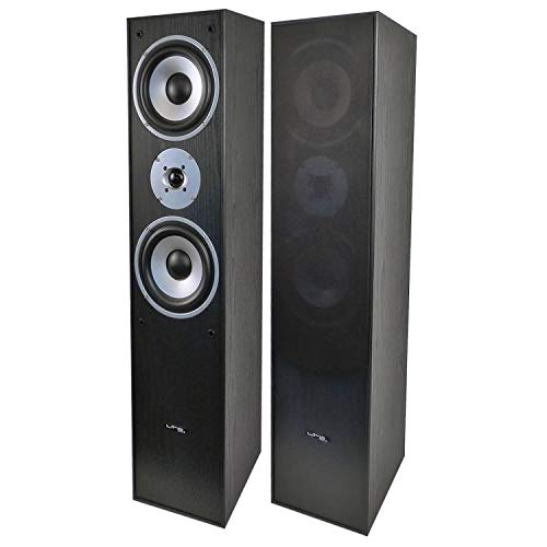TLC Paire d’enceintes HiFi/Home-Cinéma 2x500W L766-BK - Les Beatles, Paul McCartney, John Lennon, RIngo Starr, George Harrison TLC Paire d'enceintes HiFi/Home-Cinéma 2x500W L766-BK