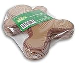 Foam Gingerbread Man Glitter Cutouts - 12 Piece - 4.73 x 6 Inches