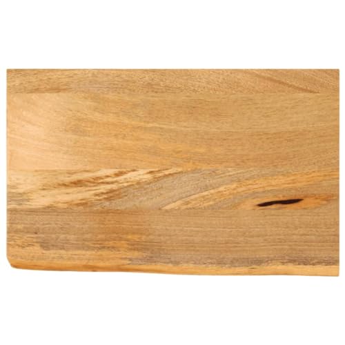 XGWKCNV Accessori da tavolo, piani da tavolo, bordo vivo, 40 x 20 x 3,8 cm, in legno massello di mango