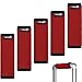 Cosmos ® 5 Pieces Red Color Comfort Neoprene Handle Wraps/Grip/Identifier for Travel Bag Luggage Suitcase