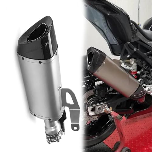 Silencieux d'échappement moto 61mm avec chicane amovible pour moduler la sonorité S1000RR