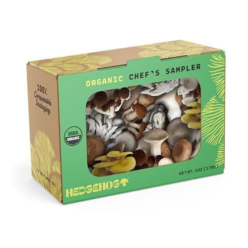 Hedgehog Farms Organic Chef's Sampler Mushrooms, 6 OZ