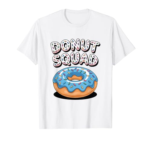 �h�[�i�c�E�X�N���b�h�E�u���[�E�t�@�j�[�E�X�v�����N���E�N���[ Donut Squad Blue Funny T�V���c