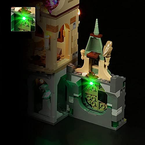 FYHCY Aufgerüstetes LED Beleuchtungs Nachrüstkit, angepasst an Lego 76389 Harry Potter Castle Hogwarts Secret Chamber… – Bild 4