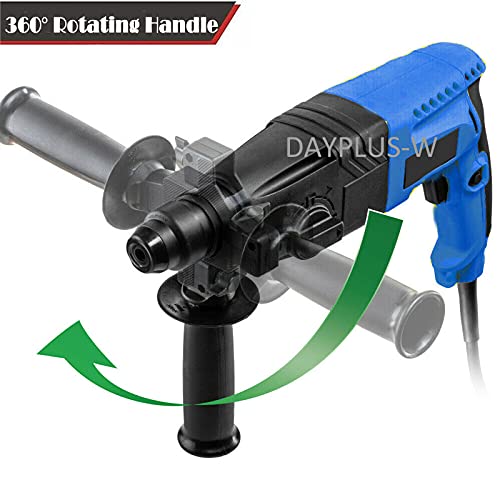 850W Bohrhammer Schlagbohrmaschine Bohrmaschine 3000RPM Variabler Geschwindigkeit, Elektrischer Schlagbohrer Bohrer für… – Bild 7