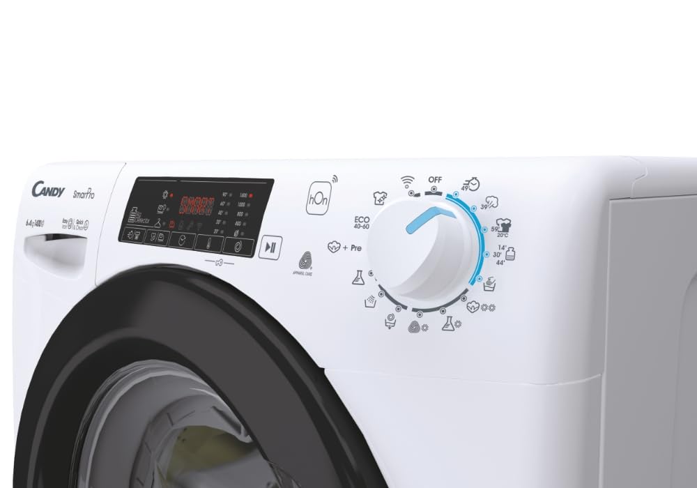 CSHW4645TWB3/1-S - Lavasciuga 6+4 kg, 1400 giri/min, Vapore, Slim (45 cm) Classe energetica E
