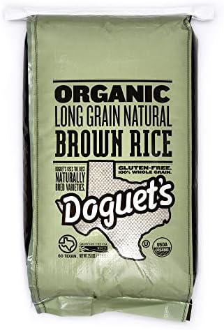 Organic Long Grain Brown Rice - 25 lb.