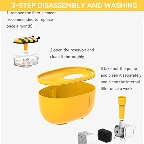 Fuente de Agua para Gatos 2L Automática Silenciosa miniatura 7
