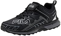 FILA Men's Cagliari Running Shoe, Black/Grey/Silver, 9 US