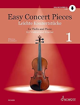 Amazon.com: Easy Concert Pieces: Vol. 1. violin and piano ...