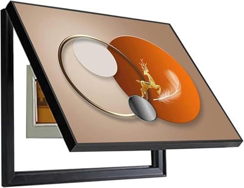 Peinture murale décorative pour boîtier de compteur électrique