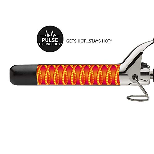 Hot Tools Professional Radiant Blue Titanium Curling Iron/Wand, 1 Inch