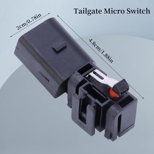 Ersatz-Heckklappen-Mikroschalter kompatibel mit VW-Modelle 2002–2009–Direkt passend 1T0962103. Hochwertiger, langlebiger Schalter mit einfacher Installation.