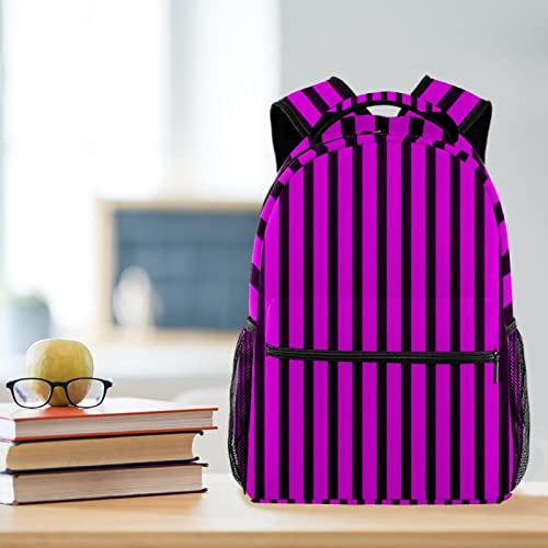 Sac à dos à rayures Leisure Campus avec porte-bouteille pratique