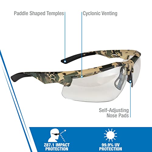 TXM4-11ID Digital Camo Frame - Clear Anti-Fog Lens by Radians - Image 2