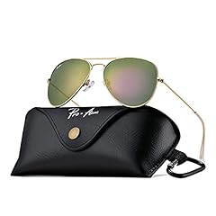 A | Gold Frame| Purple Lens