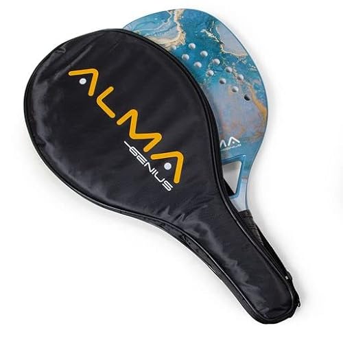 Raquete para Beach Tennis 3K Carbon Alma Genius - Marmore