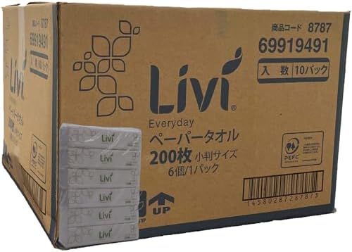 （11:00時点） ユニバーサル・ペーパー 業務用ペーパータオル ミニ200枚 6個 x 1パック 8787