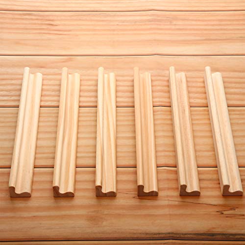 16 Packs Wooden Tile Holders Replacement Rack Letter Racks Trays For Crafts And Game Stands #TOP3