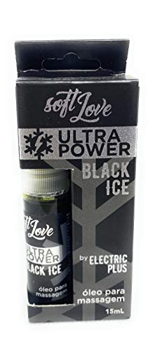 Ultra Power Black Ice Óleo Para Massagem em Spray 15Ml, Soft Love