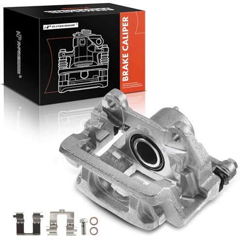 A-Premium Disc Brake Caliper Assembly with Bracket Compatible with Select Honda Models - Pilot 2009-2015, V6 3.5L - Rear Right Passenger Side by A-Premium - Used condition - US$33.78