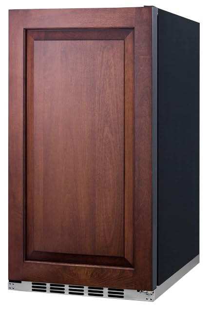 Summit Appliance Ff195if Shallow Depth Built-In All-Refrigerator; Panel-Ready Door (Panel Not Included); Adjustable Thermostat; Automatic Defrost; 3.13 Cu.Ft Capacity; LED Lighting; 115 V Ac on Fridge.com - View 2
