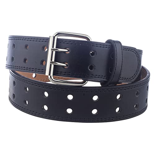 Unisex Faux Leather Two-Hole Belt - 35 Colors, Up to 7XL Available (BN9041)