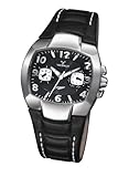 Reloj Viceroy 432024-55 para mujer de la Colección Fernando Alonso con caja en acero inoxidable y resistente correa de cuero negro. La esfera es negra con detalles en blanco y plateado. Analógico. Multifunción. Hermeticidad 10 ATM (100 metros). 2 años de garantía.